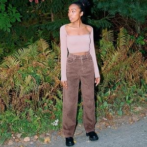 BDG High-Waisted Baggy Corduroy Pant